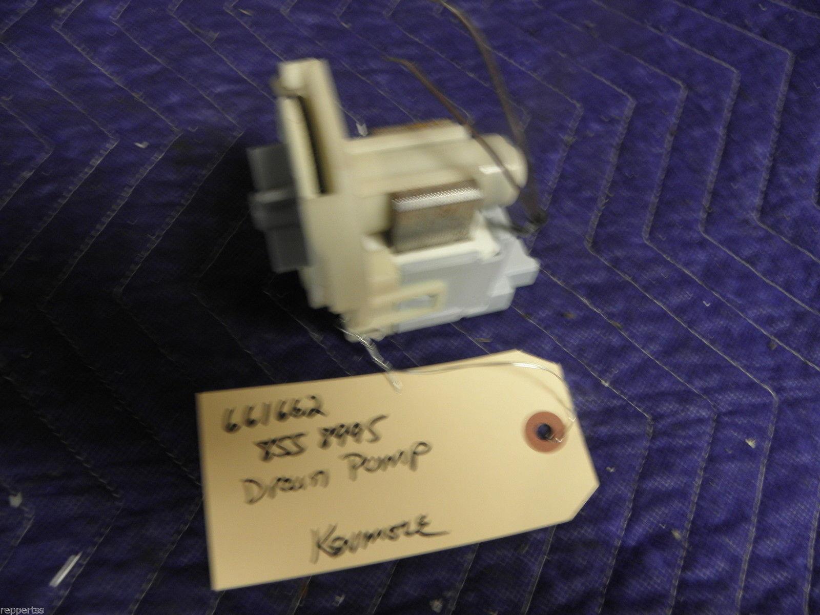 KENMORE DISHWASHER 661662 8558995 DRAIN PUMP USED PART ASSEMBLY FREE SHIPPING KENMORE DISHWASHER 661662 8558995 DRAIN PUMP USED PART ASSEMBLY FREE SHIPPING